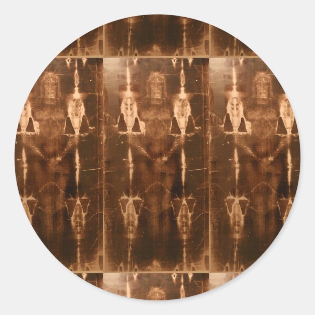 STICKER ROND SHROUD OF TURIN (Devant)