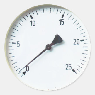Sticker Rond Sickers à cadran à pression vapeur