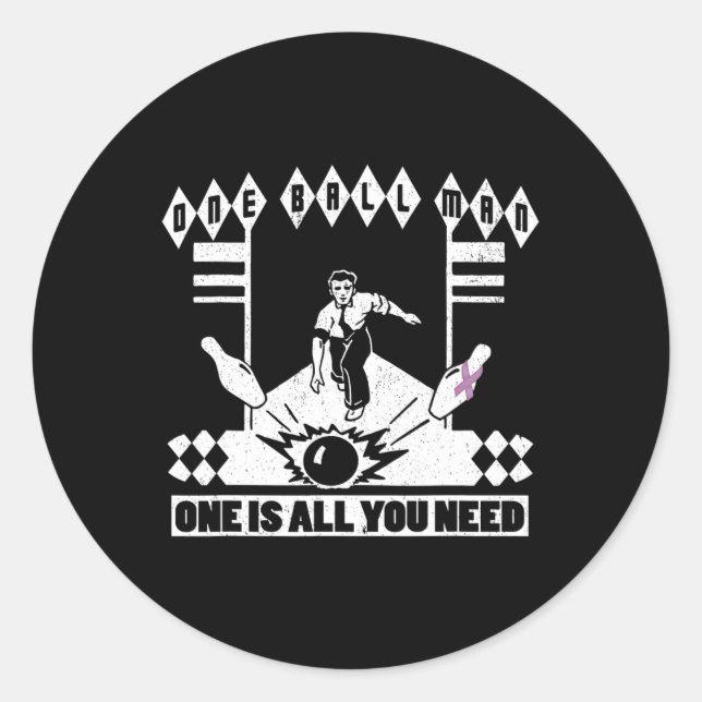 Sticker Rond Sideways Tee - shirts Drôle Awesome Inspirationnel (Devant)