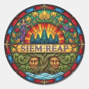 STICKER ROND SIEM REAP