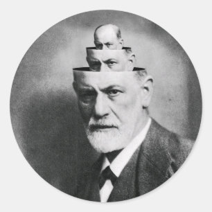 Sticker Rond Sigmund Freud