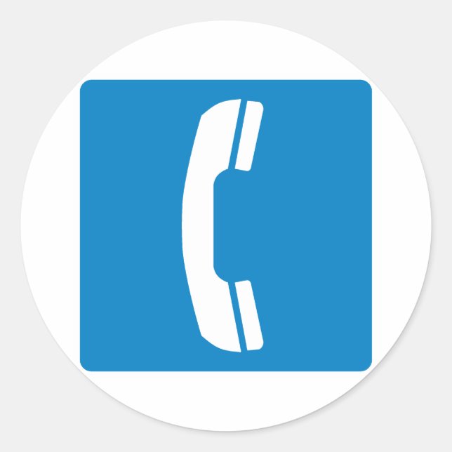 Sticker Rond Signal routier (Devant)