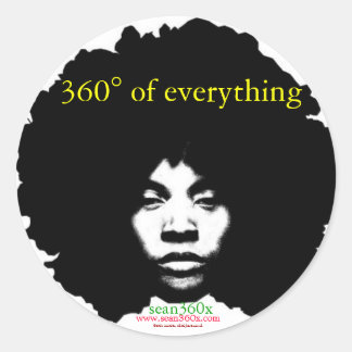 Sticker Rond Signe d'autocollant360x 360°