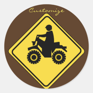 Sticker Rond SIGNE DE BOUGEON ATV Thunder_Cove