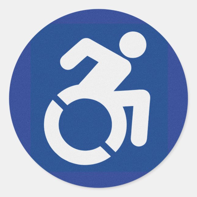 Sticker Rond SIGNE MAÎTRISÉ Moderne (Devant)