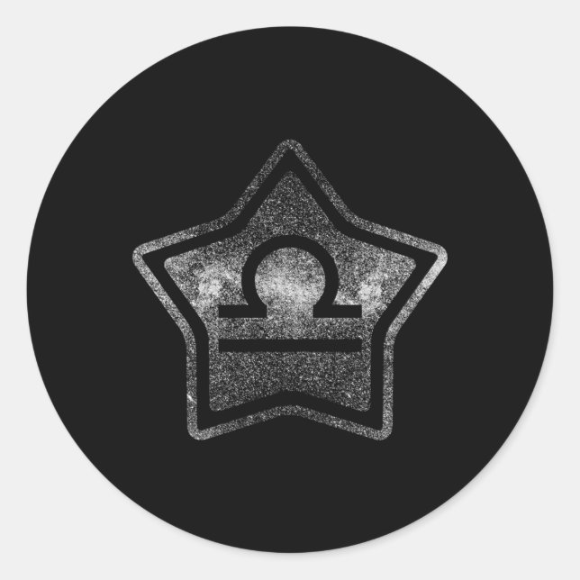 Sticker Rond SIGNE Zodiaque Librairie Étoile 7 SIGNE Zodiaque (Devant)