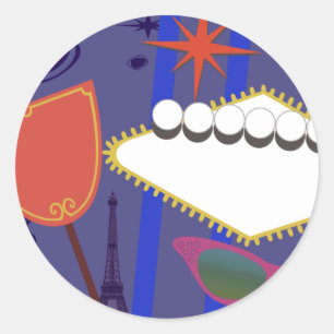 Sticker Rond Signes de Glam !