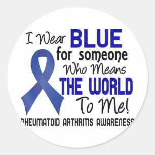 Sticker Rond Signifie Le Monde Pour Moi 2 Arthrite Rhumatoïde