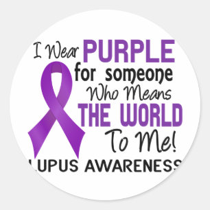 Sticker Rond Signifie Le Monde Pour Moi 2 Lupus