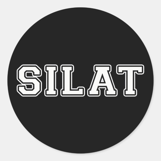 Sticker Rond Silat (Devant)