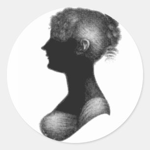 Sticker Rond Silhouette de Cassandra Austen