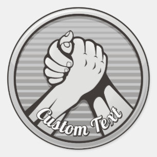 Sticker Rond Silver