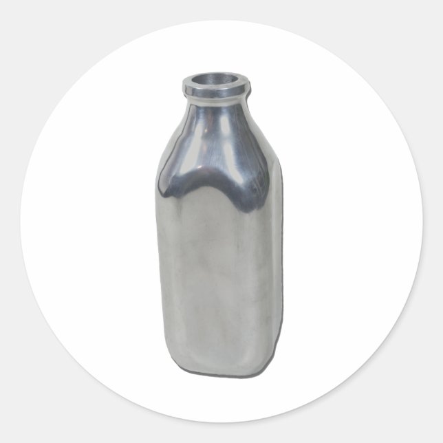 Sticker Rond SilverMilkBottle050111 (Devant)