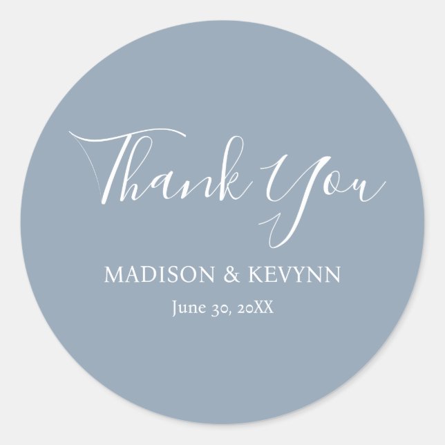 Sticker Rond Simple | Mariage (Devant)