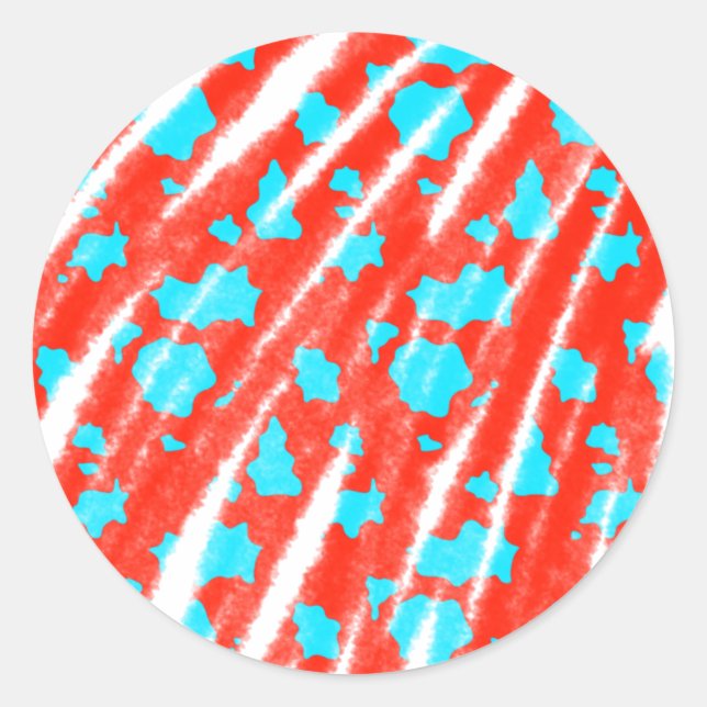 Sticker Rond simple minimal solid color custom personalized thr (Devant)