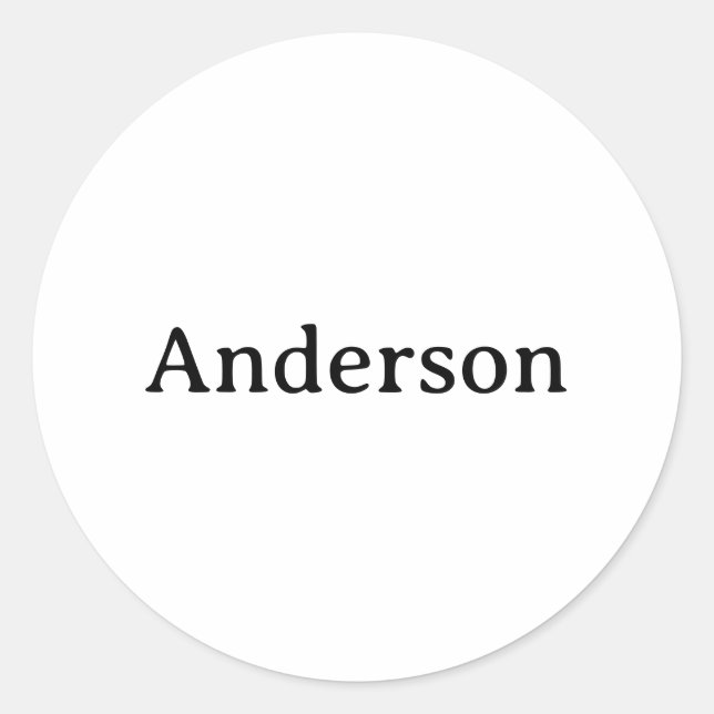 Sticker Rond Simple Professional Business 3 pouces    (Devant)