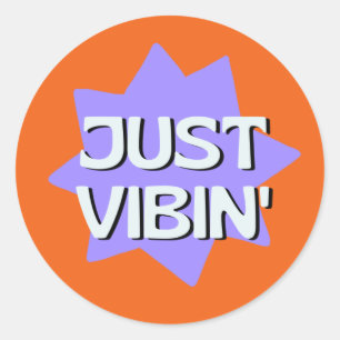 STICKER ROND SIMPLEMENT VIBRENT