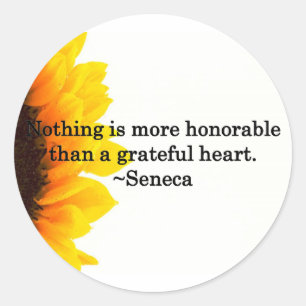 Sticker Rond Sincères remerciements