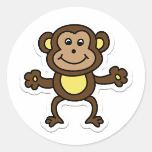 Sticker Rond singe