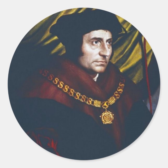 Sticker Rond Sir Thomas More (Devant)