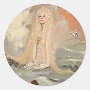 Sticker Rond Sirène 1