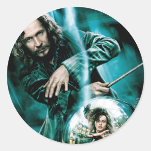 Sticker Rond Sirius Black et Bellatrix Lestrange