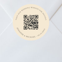 Site web mariage QR code détails rsvp pêche
