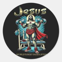 Six Pack Jesus World Meilleur Deadlifter Christian