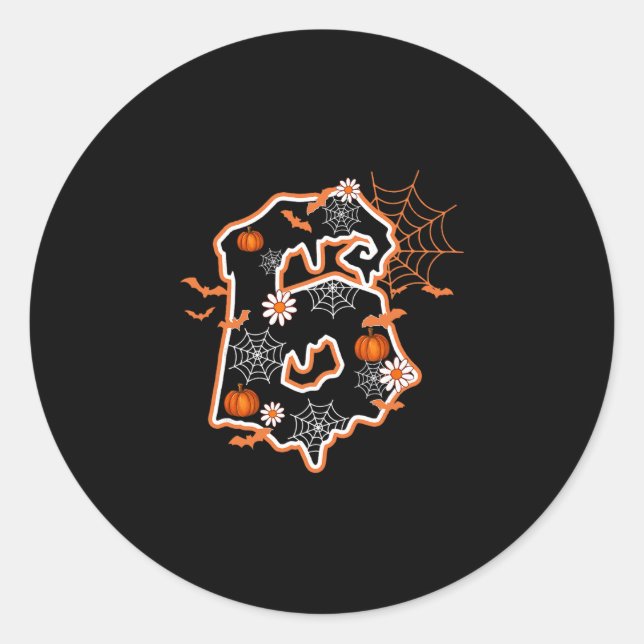 Sticker Rond Six Seven 6 7 Meme Funny 67 Costume Design Couples (Devant)