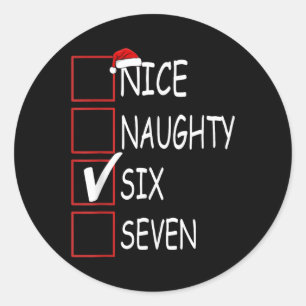 Sticker Rond Six Seven Tendances 67 Argot Gen Alpha