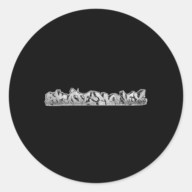 Sticker Rond Skateboard  (Devant)