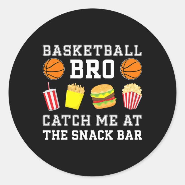 Sticker Rond Sketll Bro Me Attraper Au Snack R Sketll Brother (Devant)