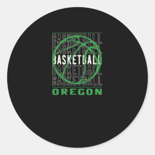 Sticker Rond Sketll Oregon Merch Uni Adulte Sketll Noir Petit M
