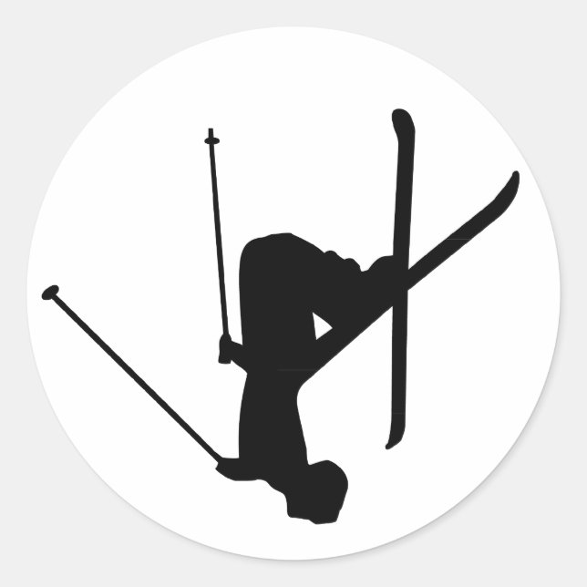 Sticker Rond Ski (Devant)