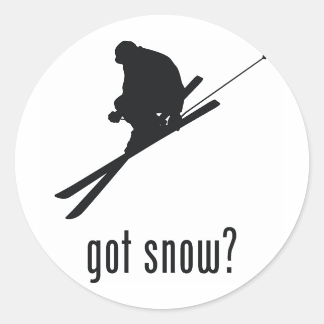 Sticker Rond Ski (Devant)