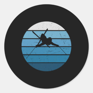 Sticker Rond Ski acrobatique hommes Ski Sport d'hiver 