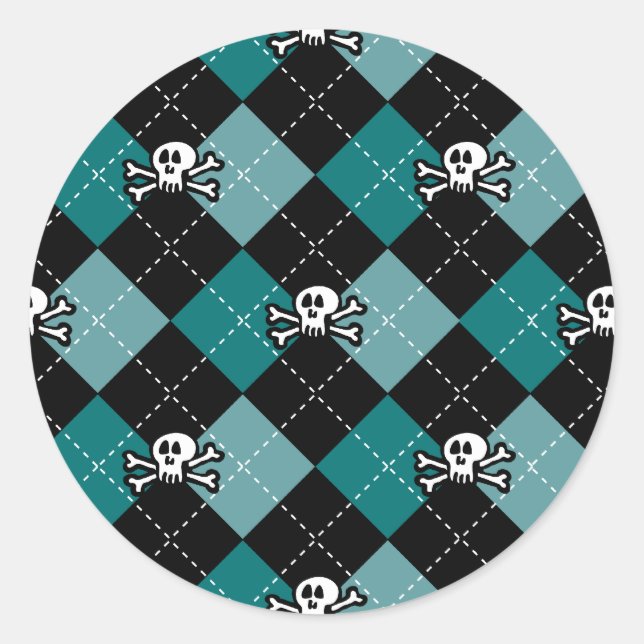 Sticker Rond Skullgyle (Devant)