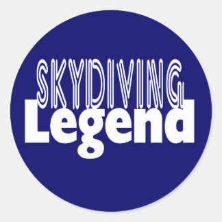 Sticker Rond Sky Diving