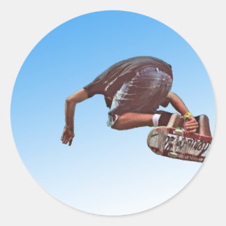 Sticker Rond Sky High