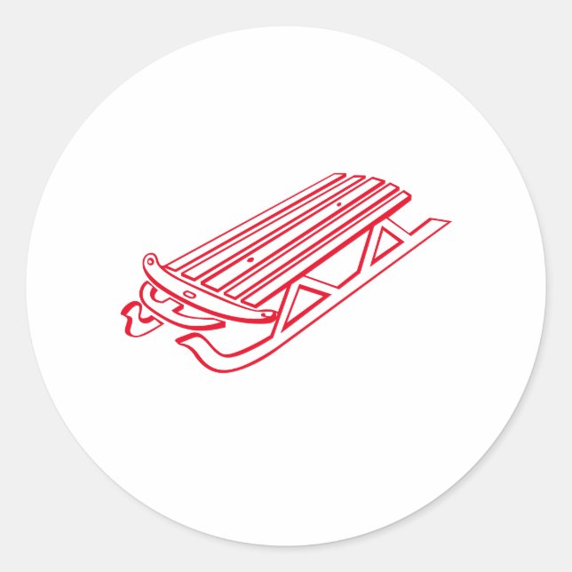 Sticker Rond Sleigh (Devant)