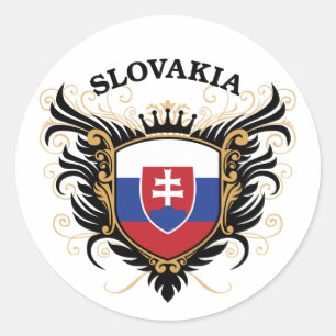 Sticker Rond Slovaquie