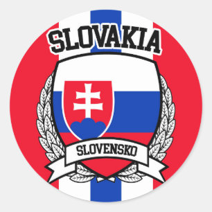Sticker Rond Slovaquie
