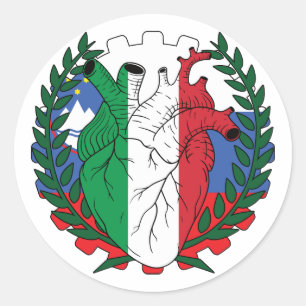 Sticker Rond Slovénie Saint Josephs Jour Italien Italie