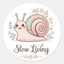 Slow Living | Escargot Floral Pastel