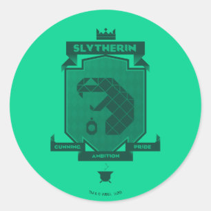 Sticker Rond SLYTHERIN™ Crest