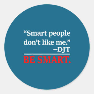 Sticker Rond Smart Don' Like