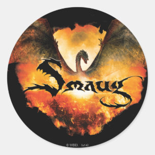 Sticker Rond SMAUG™ Sur Laketown