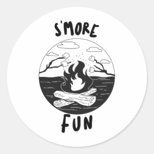 Sticker Rond S'more Fun est plus