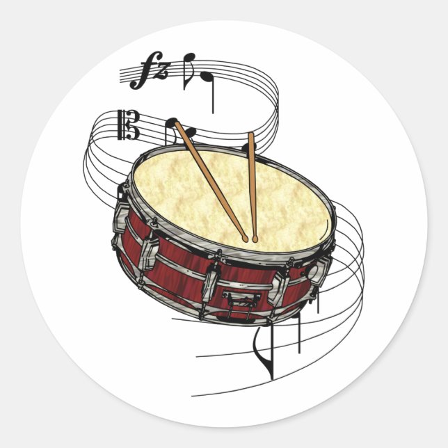 Sticker Rond Snare (Devant)