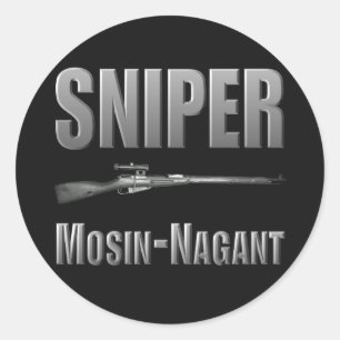 Sticker Rond Sniper Mosin-Nagant
